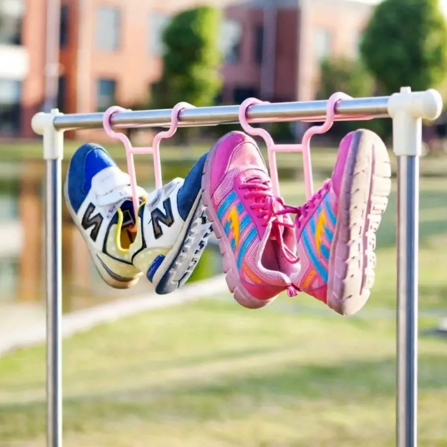 Multi-Function Drying Rack & Shoe Organizer – Hanging Storage Shelf for Wardrobe & Closet, Shoe Stand & Holder (2 Pc Set) Multi-Function Drying Rack & Shoe Organizer – Hanging Storage Shelf for Wardrobe & Closet, Shoe Stand & Holder (2 Pc Set)